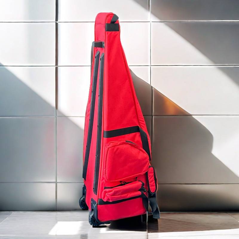 The fencing sword bag small roller bag can stand on the stand and can put a whole set of equipment lever smooth fencing contest tie bag