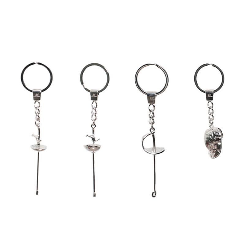 AF fencing creative keychain mobile phone backpack pendant