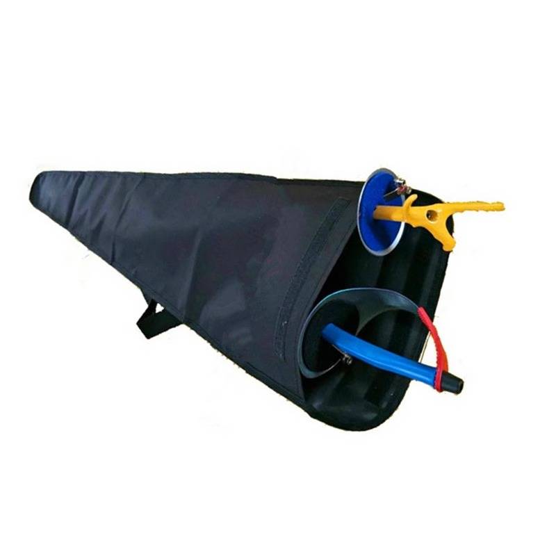 Black Double Sword Bag