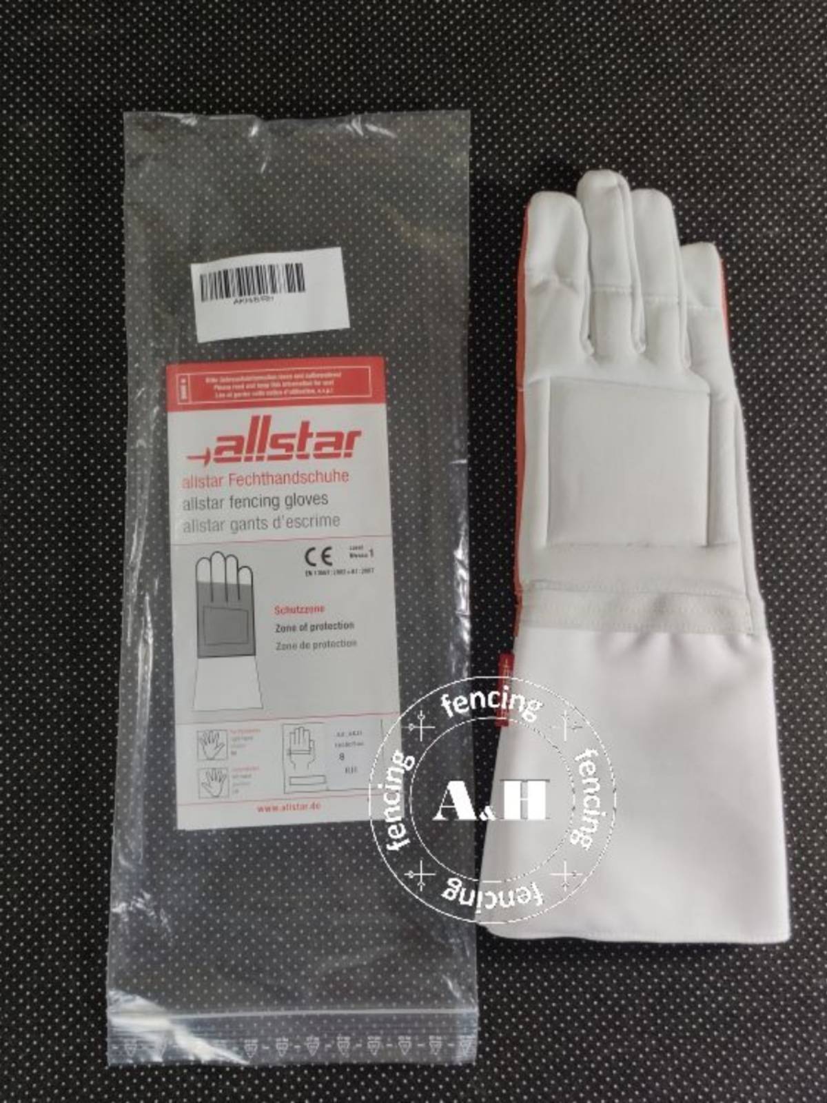 German ALLSTAR fencing glove Osda CE certification new rules for men and women imported flower sword heavy swords