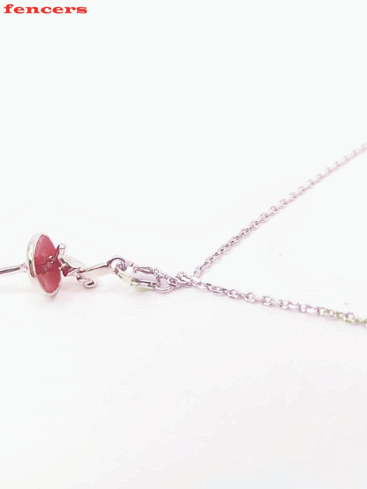 Fencing jewelry 925 sterling silver -FENCERS Flower Sword Heavy Sword Sword Sword Couple bracelet necklace