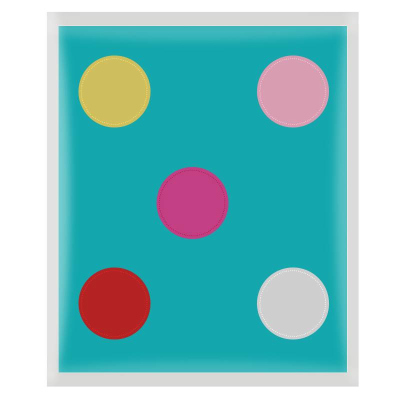 Lake Blue Ribbon Border Target