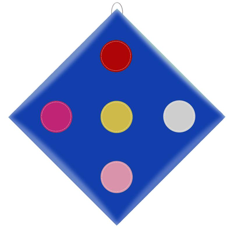Blue Unmarked Target