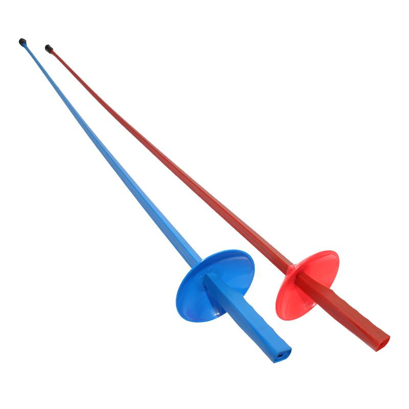 the silver sword hit the sounding children's plastic-sensitized toy and practiced sword-sword training