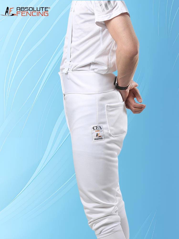 AF Er Rut 450N fencing pants, new rules CFA official certification, youth fencing pants