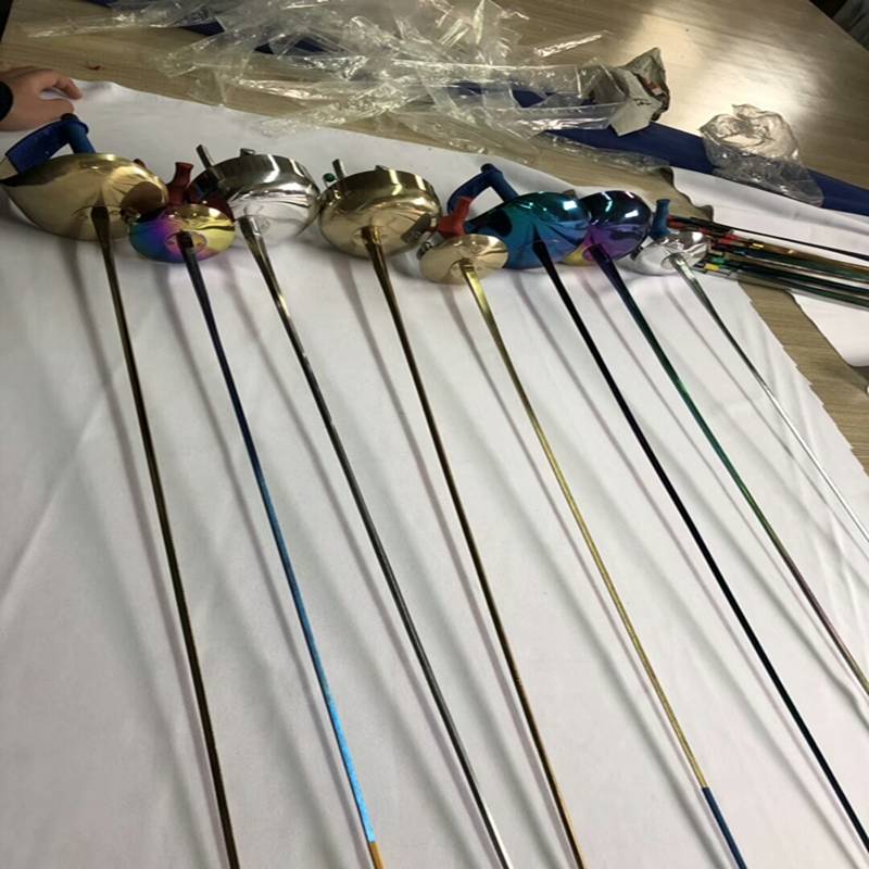 Zhang brand fencing equipment adult children's color -proof rust -proof electric fencing competition sword manufacturer promotion 2 starts