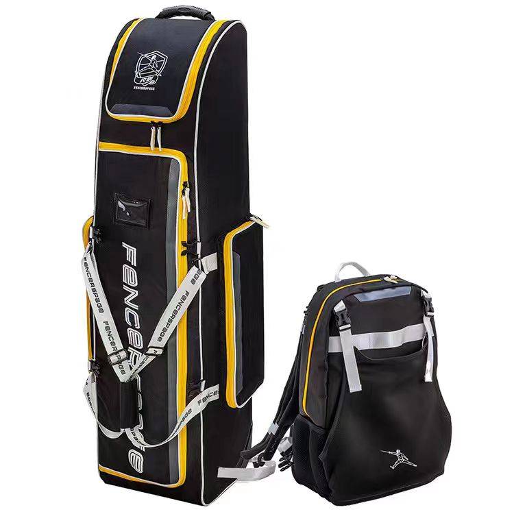 Black gold + double shoulder bag