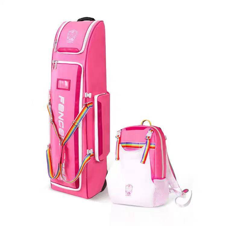 Pink + double shoulder bag