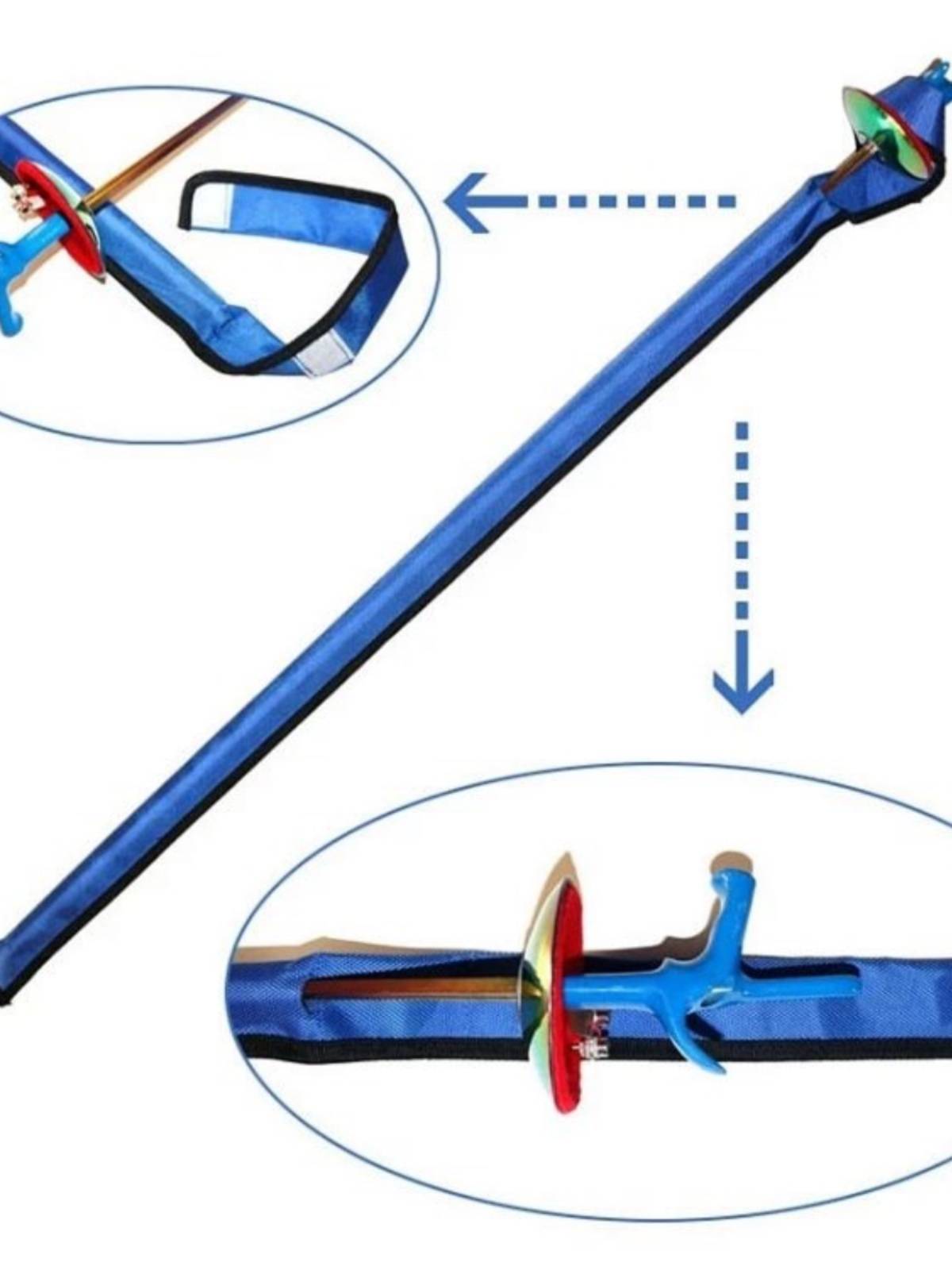 Fencing equipment fencing sword bag high strength 600d/1680d Oxford cloth sword sword bag export European and American 