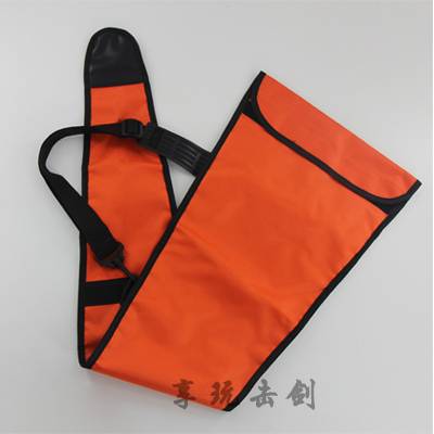 Orange double sword bag bubbles