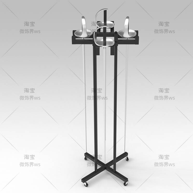Fencing table Sword Sword Equipment helmet mask Putting new sword weapon items shelf frames