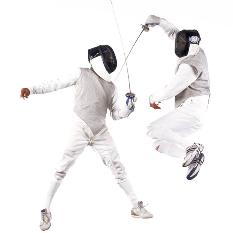 Fencing equipment full set of flower sword set CFA certification 450N flower sword competition service children adult beginner equipment