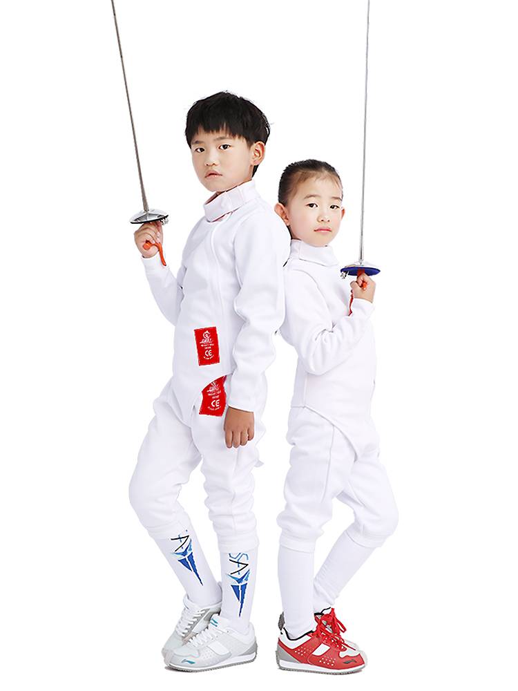 Fencing Clothing Three -piece Set Training Clothing Professional Adult Children CE350N tops pants vest