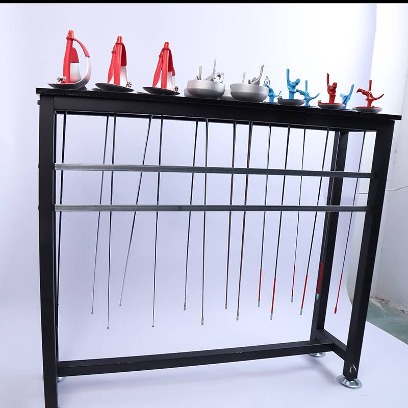 Fencing table Sword Sword Equipment helmet mask Putting new sword weapon items shelf frames
