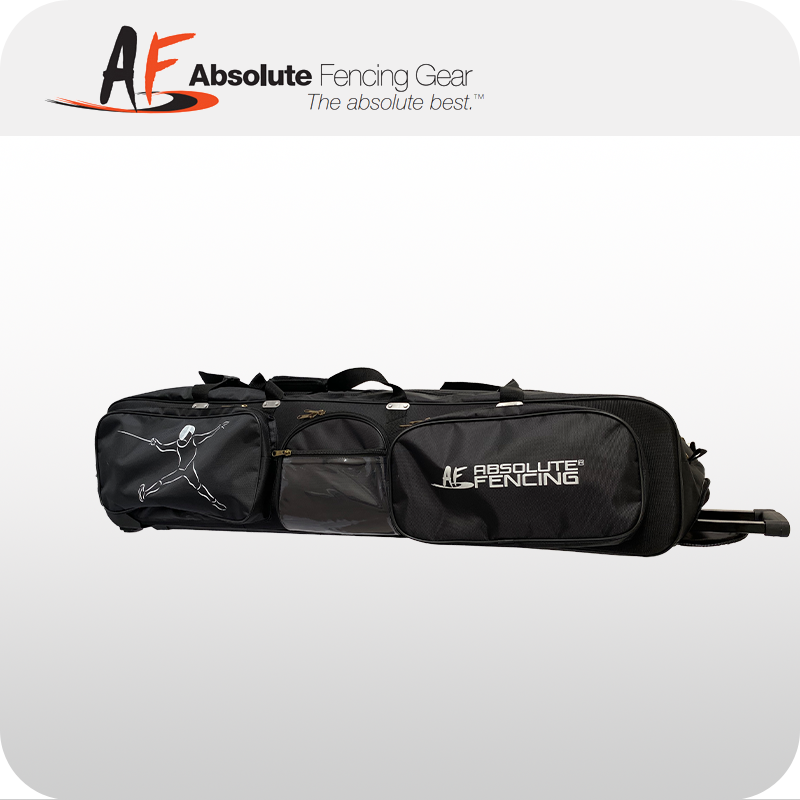 Black wheel sword bag