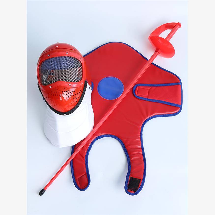 Fencing Clothing Primary School Enlightenment Children Training Plastic Equipment Set Children's Fencing Server Three -piece Set