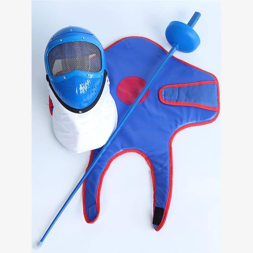 Fencing Clothing Primary School Enlightenment Children Training Plastic Equipment Set Children's Fencing Server Three -piece Set