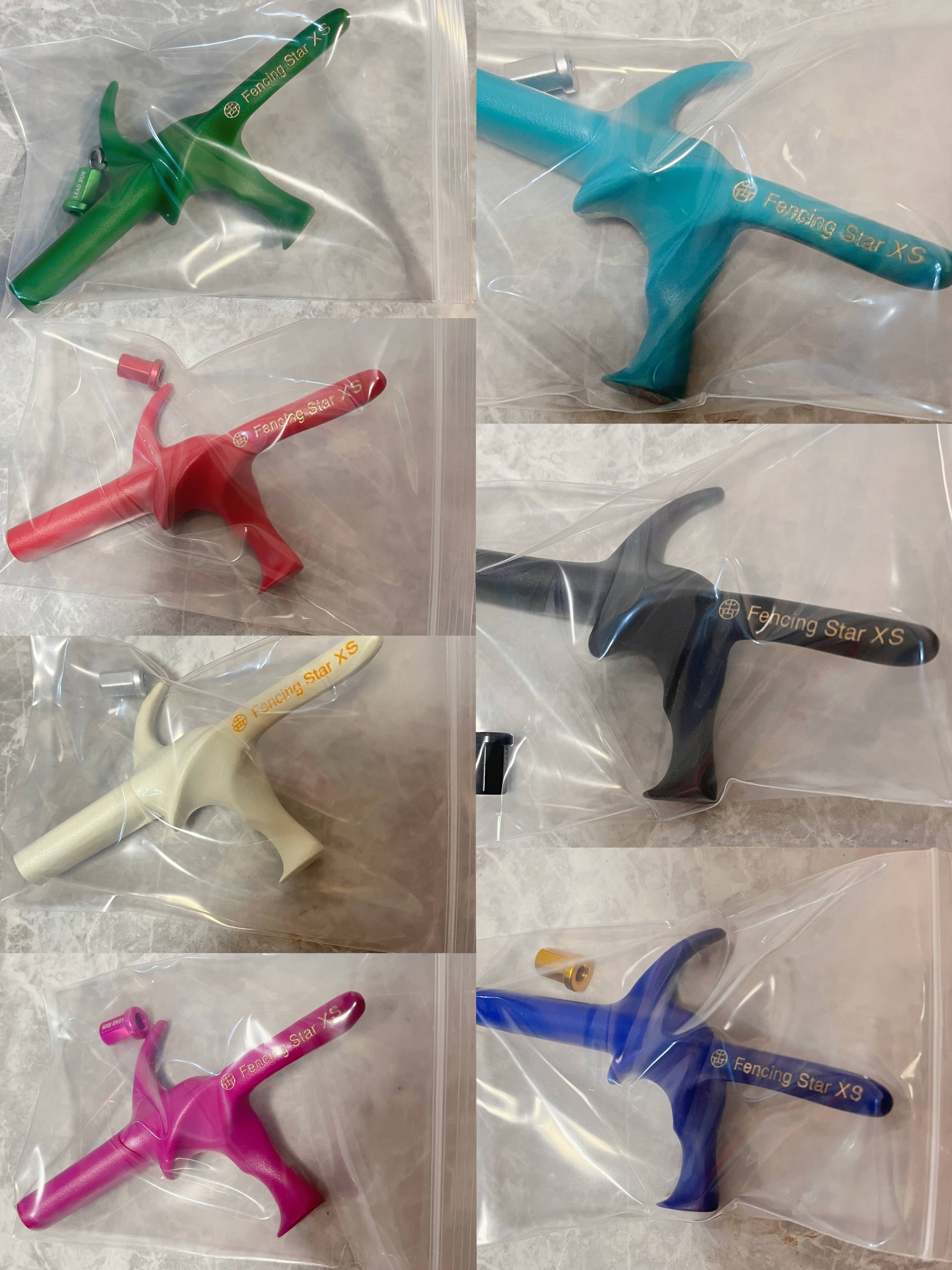 Domestic color nut fencing equipment is used for a variety of handle weighs 1g, multi -new old -fashioned random distribution