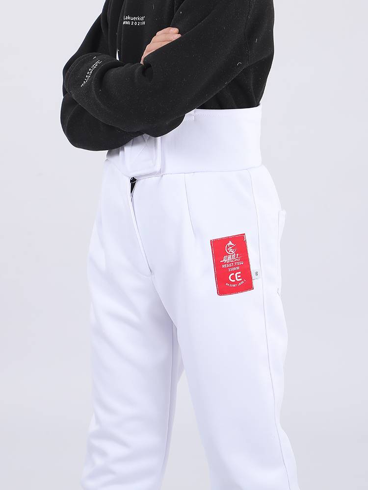 Fencing clothing pants and clothing set Children adult anti -thorn CE certification training 7 -point pants 350N fencing equipment