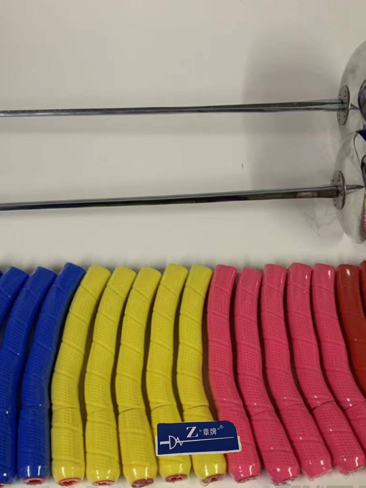 Zhangpai straight handle flower heavy handle light alloy conforms to ergonomic fencing competition