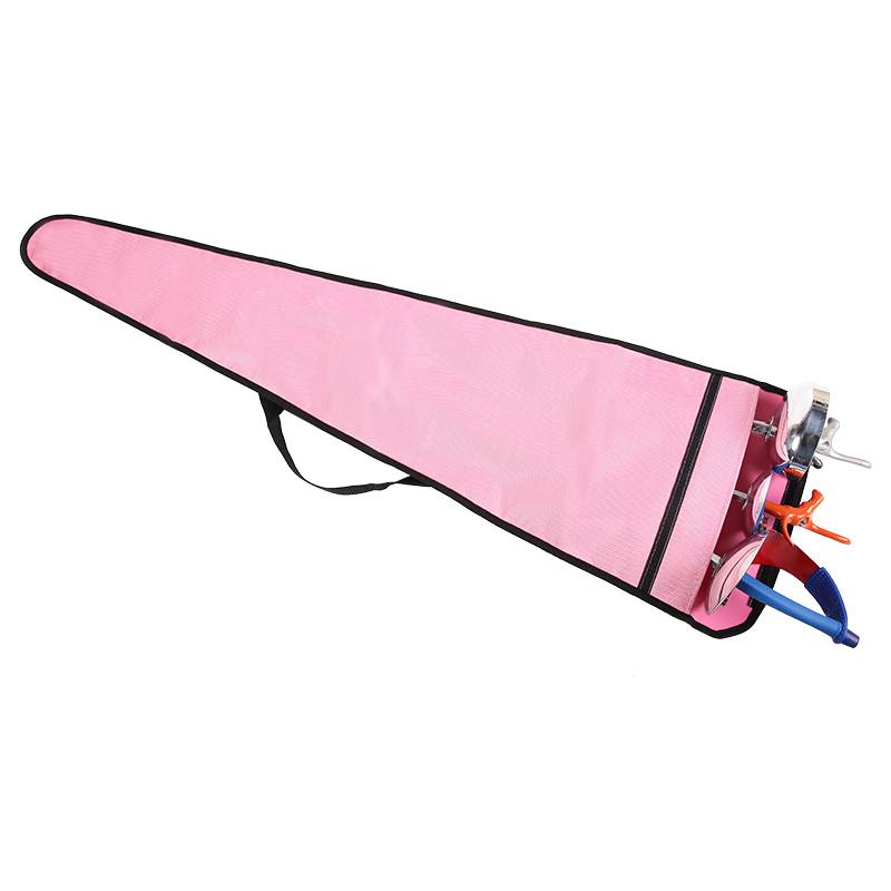 A pink double belt