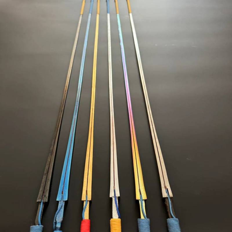 Zhangpai Flower Sword strip A Zhang stainless sword -strike electric sword swords silver color blue black authentication equipment equipment
