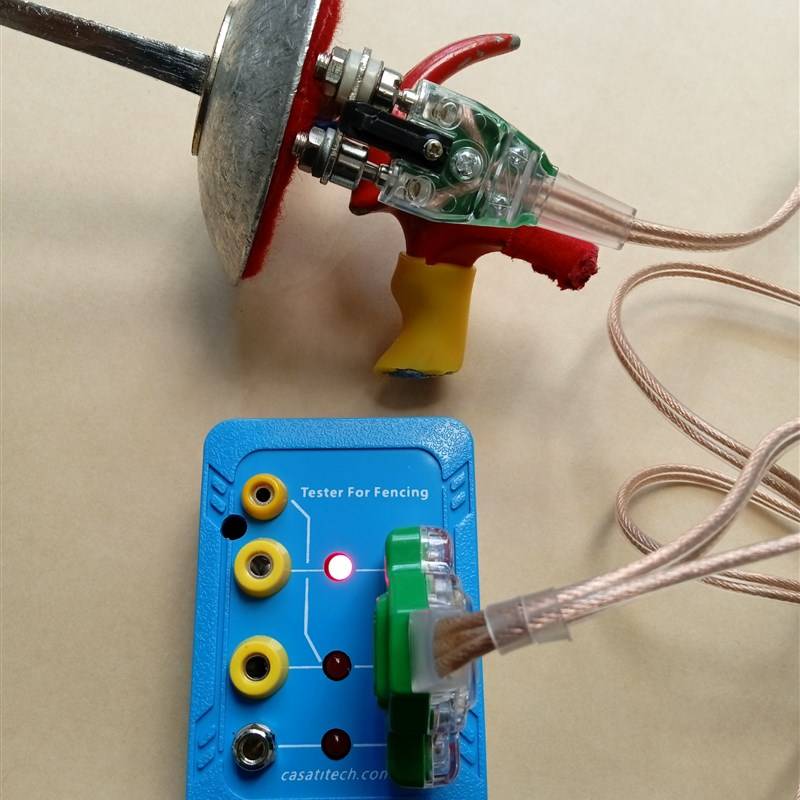 Fencing Metal Clothing Gyeper Gyersteen Terminal Sword Detection Dragon Drivers Detection Multifunctional Fencing Equipment Detection