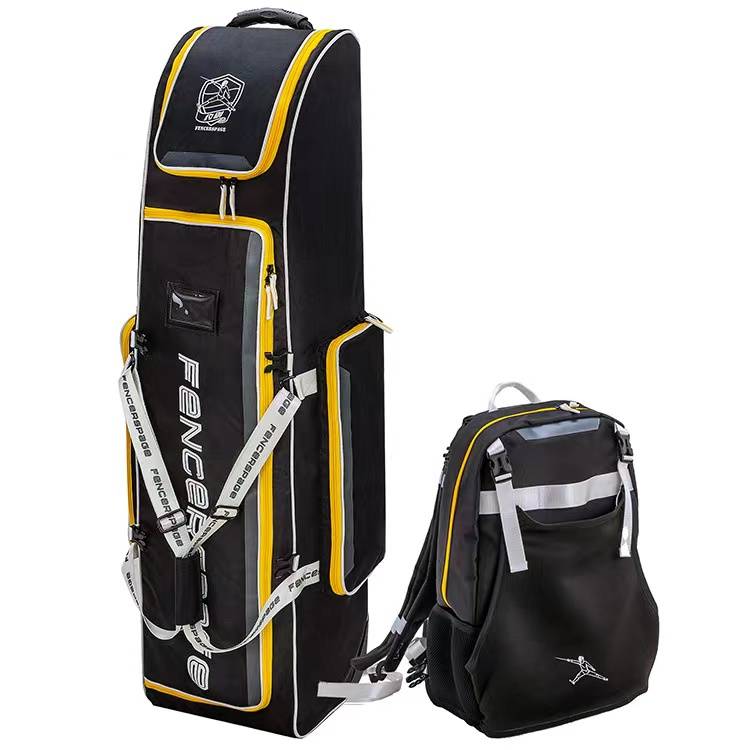 Black gold + double shoulder bag