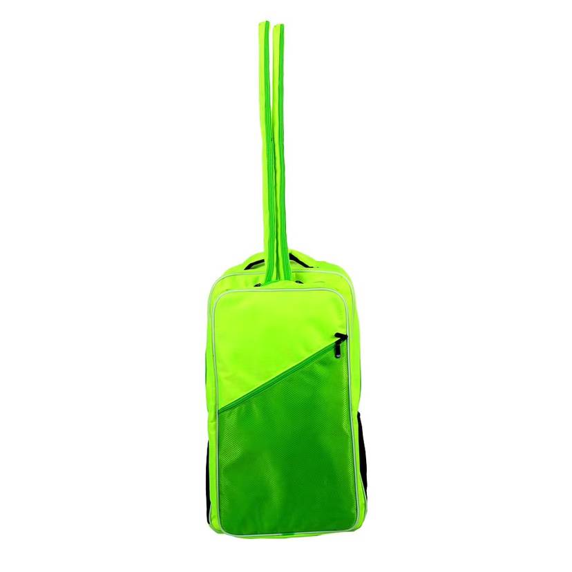 fluorescent green backpack