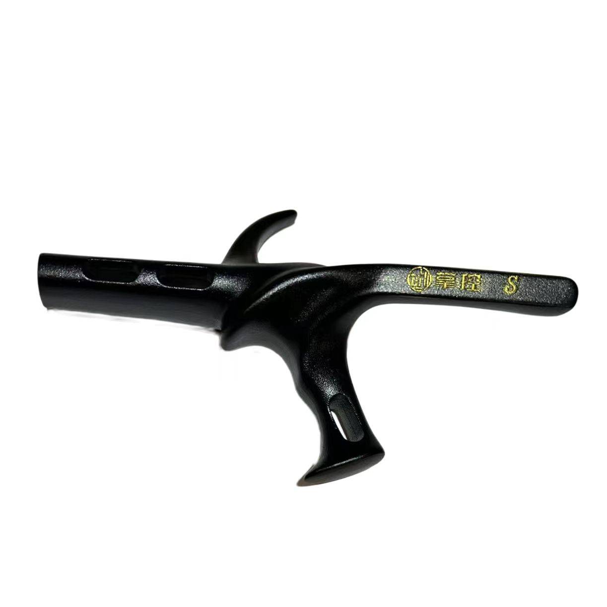 Domestic ultra -light hollow flower heavy swordpower children's adult gun handle magnesium aluminum alloy material can participate in fencing competition