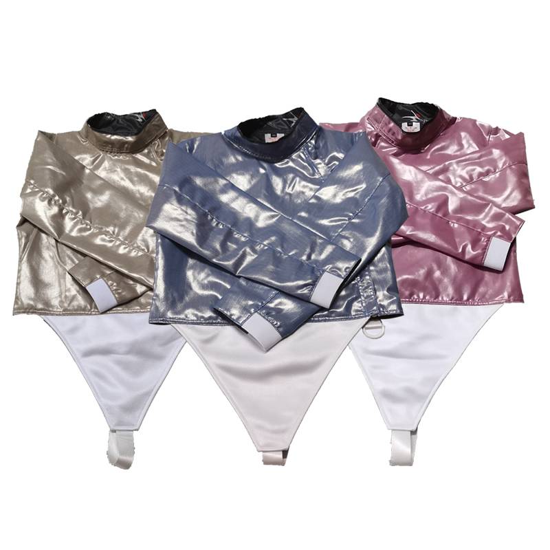 Fencing metal jacket Adult Children's ultra -light canal can be cleaned, anti -oxidation and anti -altering green sword association certification can participate