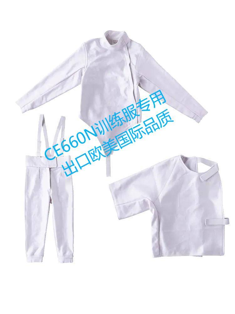 Fencing Clothing Children's Adult Three -piece Training Protection Jacket Pants CE660N European and American Export Products