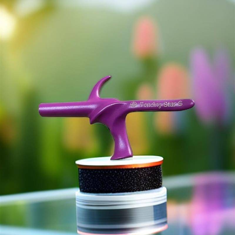 Fencing ultra -light color flower sword heavy sword handle handle, parts of the parts, non -slip durable alloy lightweight durable gray