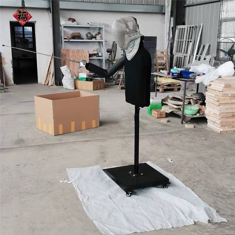 Fencing practice arrow target human -shaped sword target square target height adjustable quality assurance sinking equipment