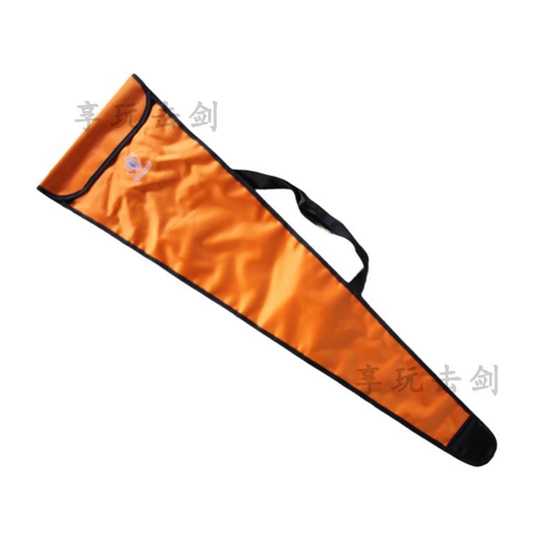 Orange-yellow-sword bag with rib