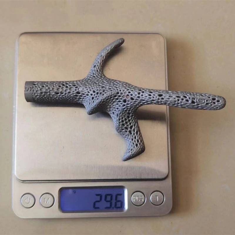 NGP3D printing honeycomb ultra -light hollow flower heavy sword handle 30g children adult comfortable slider anti -slider equipment
