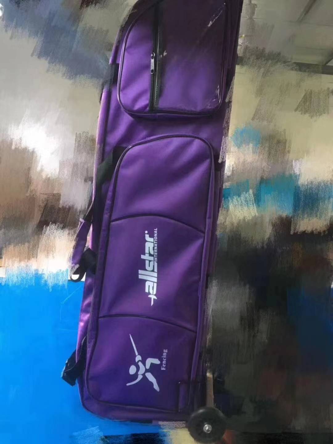 Sword-sword bag in the purple-coloured race