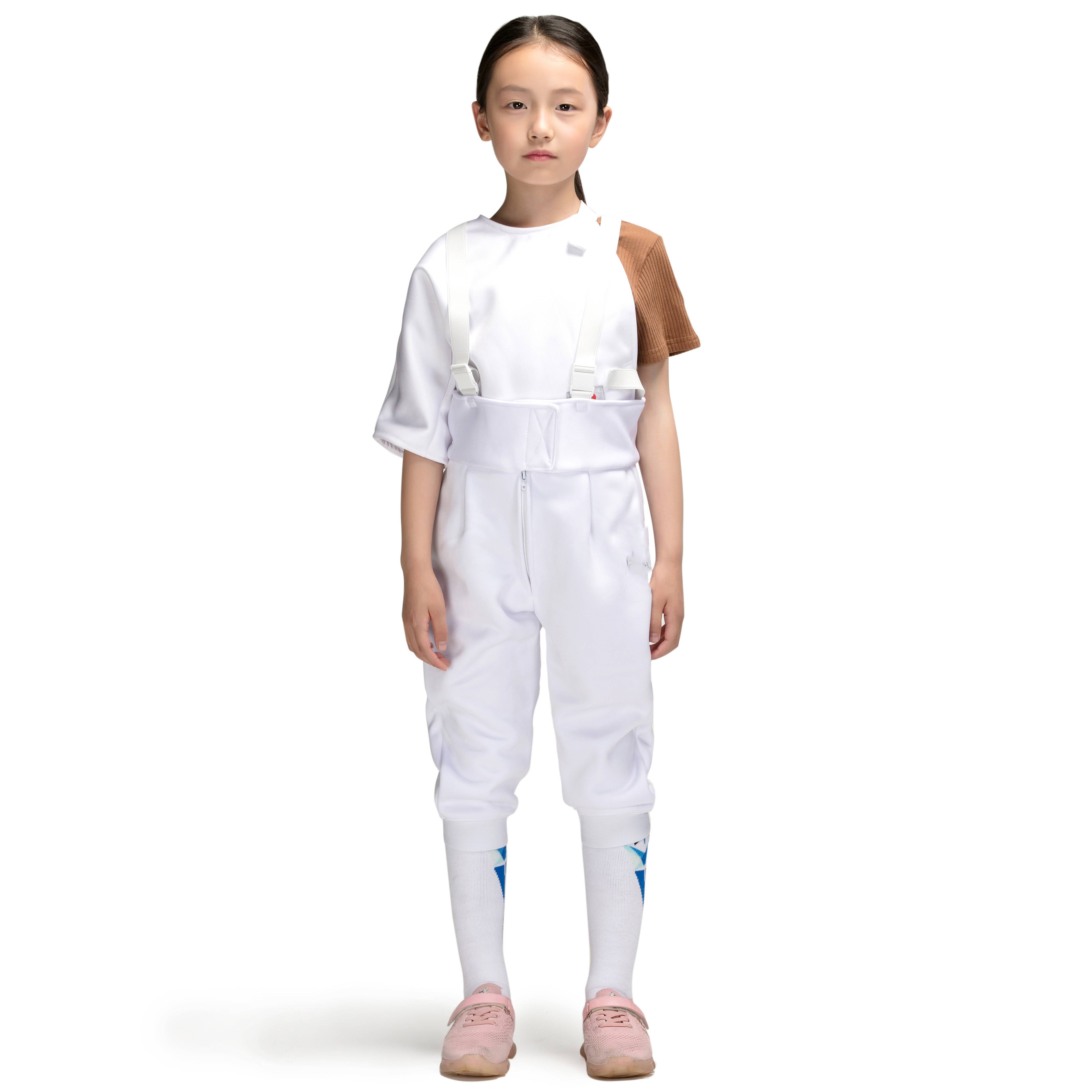 Fencing equipment fencing three -piece clothing, pants, vest 900N uniform CFA certification ice silk fabric