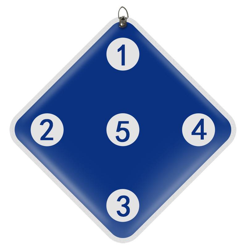Blue Double Arrow