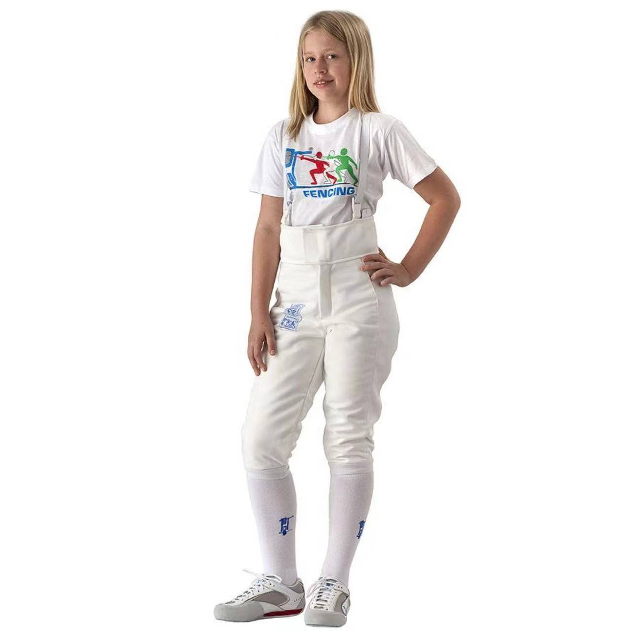 PBT children's fencing pants 800N FIE authentication SuperLight top -equipped model ultra -light breathable