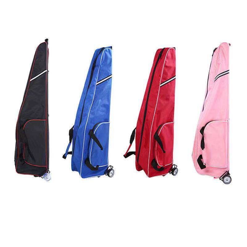 Fencing equipment Black -red children's fencing bag sword cover with steel frame small roller sword bag A -type bag Oxford cloth