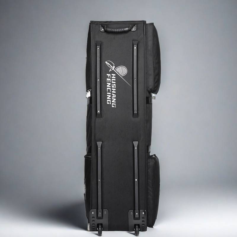 The fencing sword bag team bag can be equipped with two sets of equipment with a partition layer fencing competition