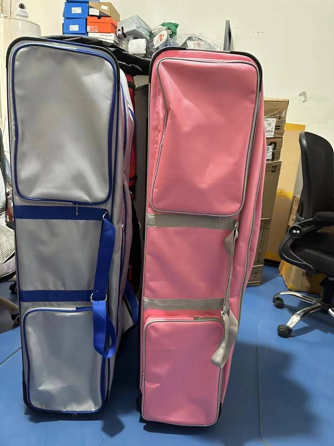 The pink team rolls