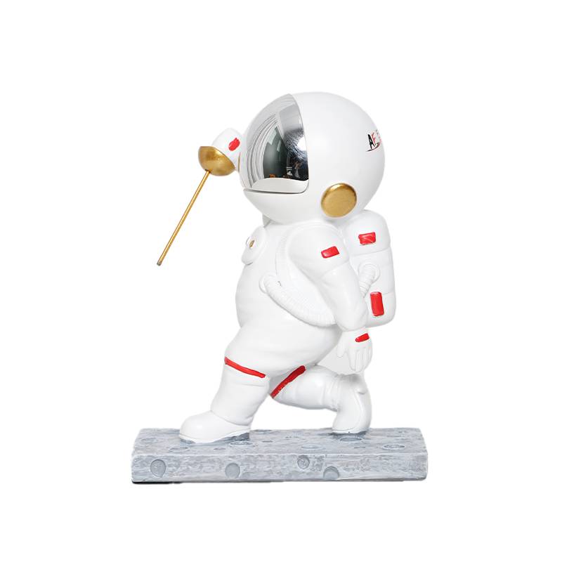 AF fencing creative fencing astronauts hand -made desk ornaments Children's room decoration gift doll