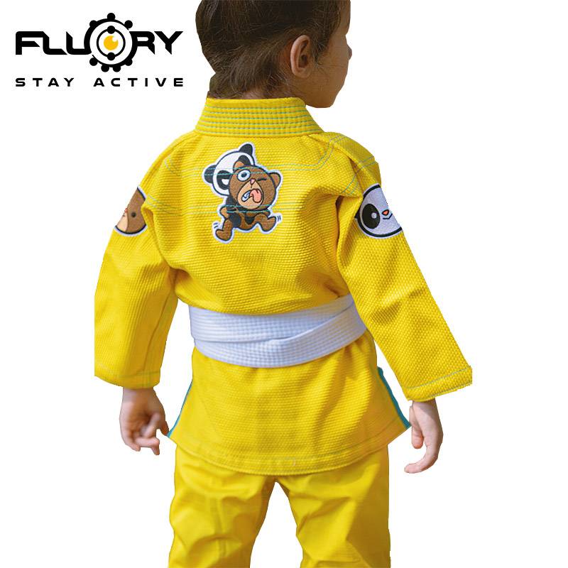 Fluory Firefire New Bjj Brazil Jiu -Jitsu Taoism Children's Wushu Tao Children's Judo Duke
