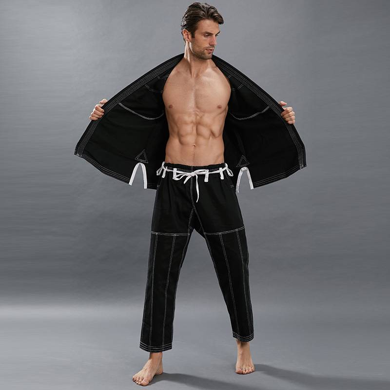 Brazilian Jiu -Jitsu Taoist Men and Women 2019 New Training Jiu -Jitsu Anti -Placing Children's Jiu -Jitsu Kitchi Black Blue and White Customization
