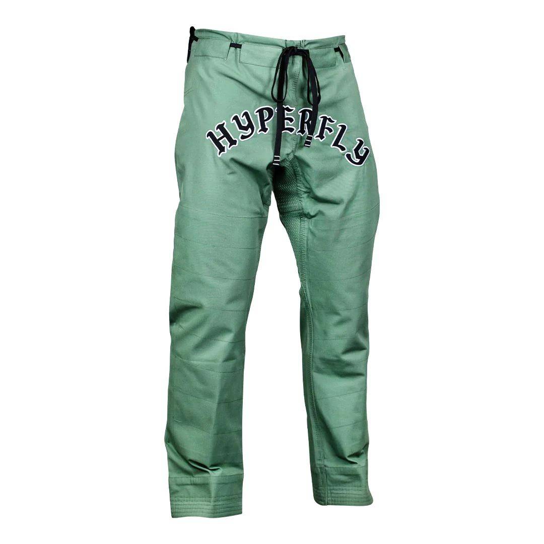 Hyperfly The MasterFly GI Gold Weaving Limited Edition Green Brazil Jiu -Jitsu