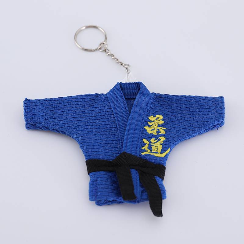 Blue gold embroidery