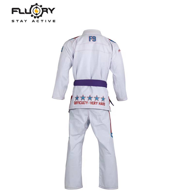 Fluory Firefire New Brazilian Jiu -Jitsu Duke Men Bjj Judo Series Professional Training Jiu -Jitsu Adult