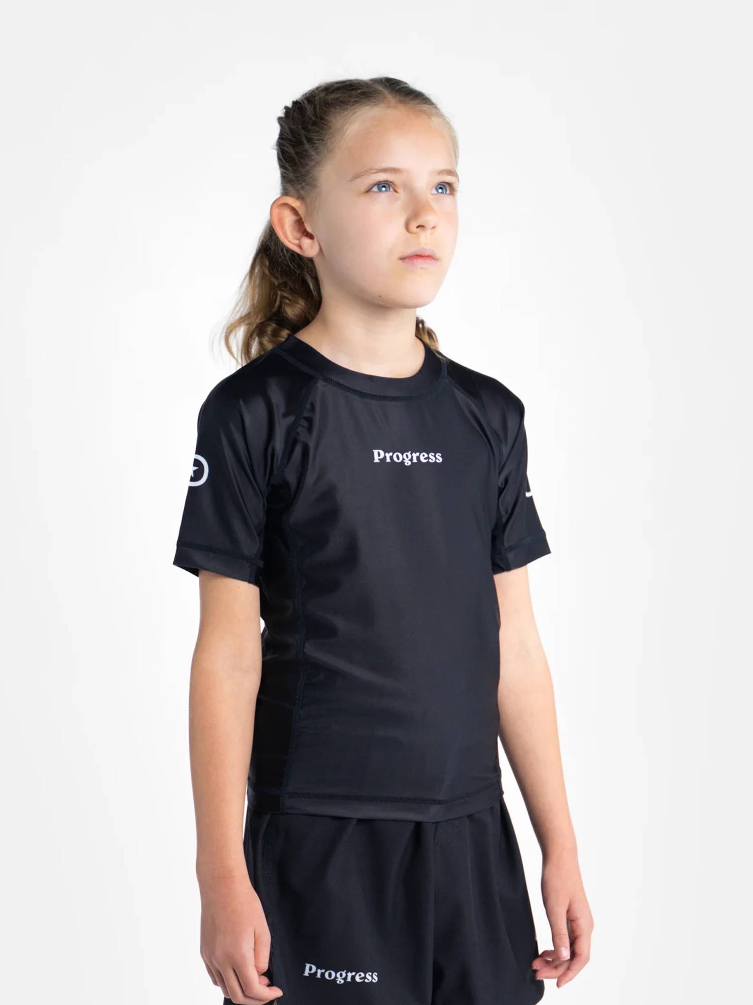 Progressjj spot children's anti -grinding clothes black no -packed clothing Brazilian Jiu -Jitsu official direct operation